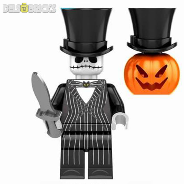 Jack Skellington Nightmare Before Christmas Lego Minifigures Custom Toys 1
