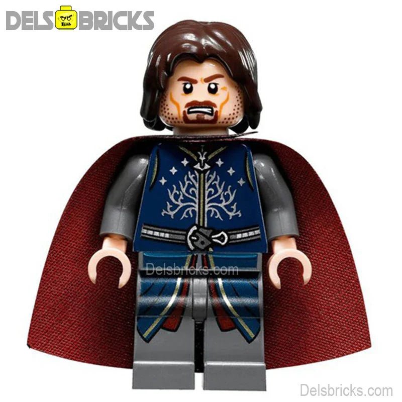 King Aragorn Lord of The Rings Lego Minifigures Custom Toys