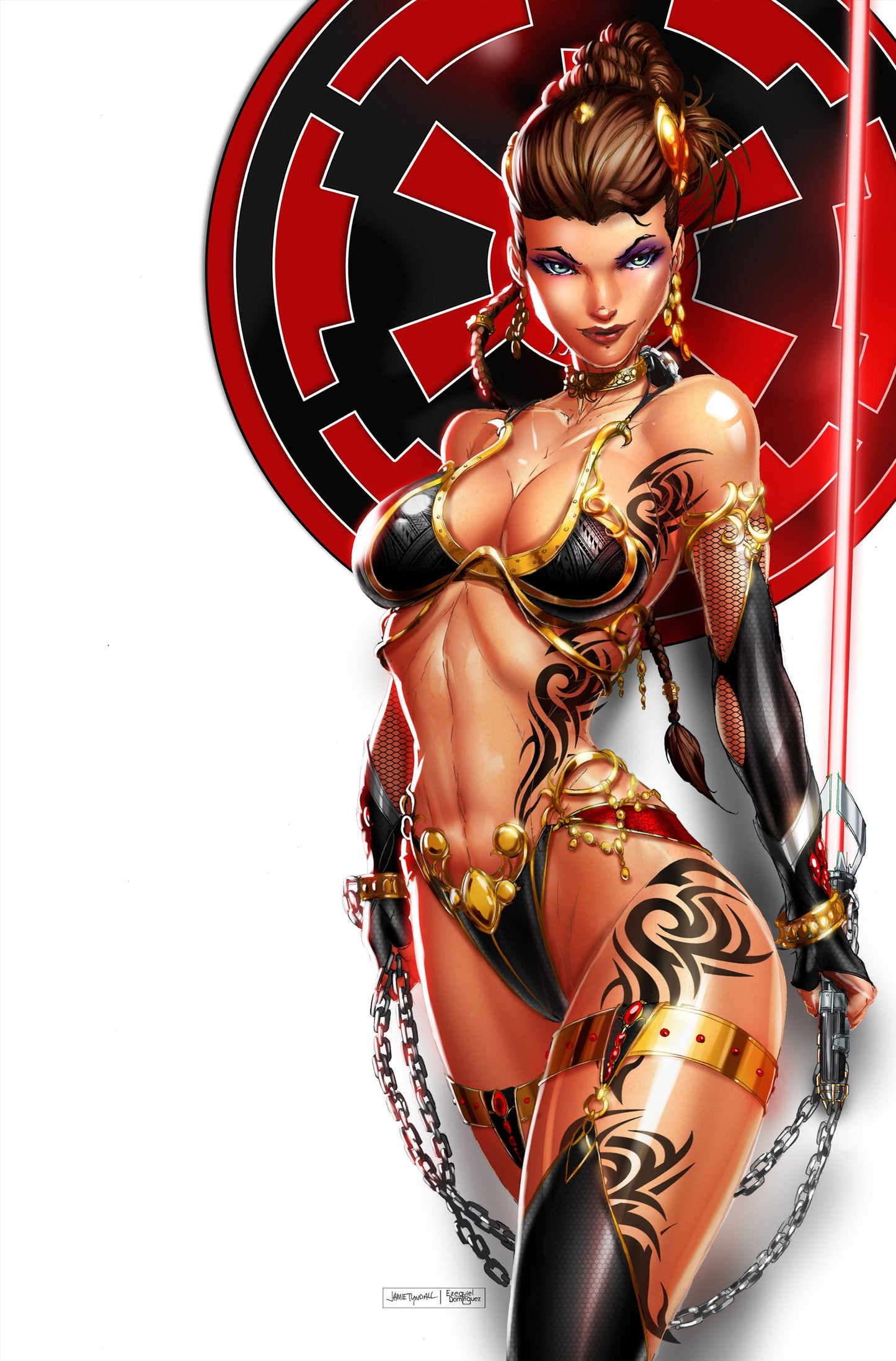 Slave Princess Chained Sith Sketch Cover Comic