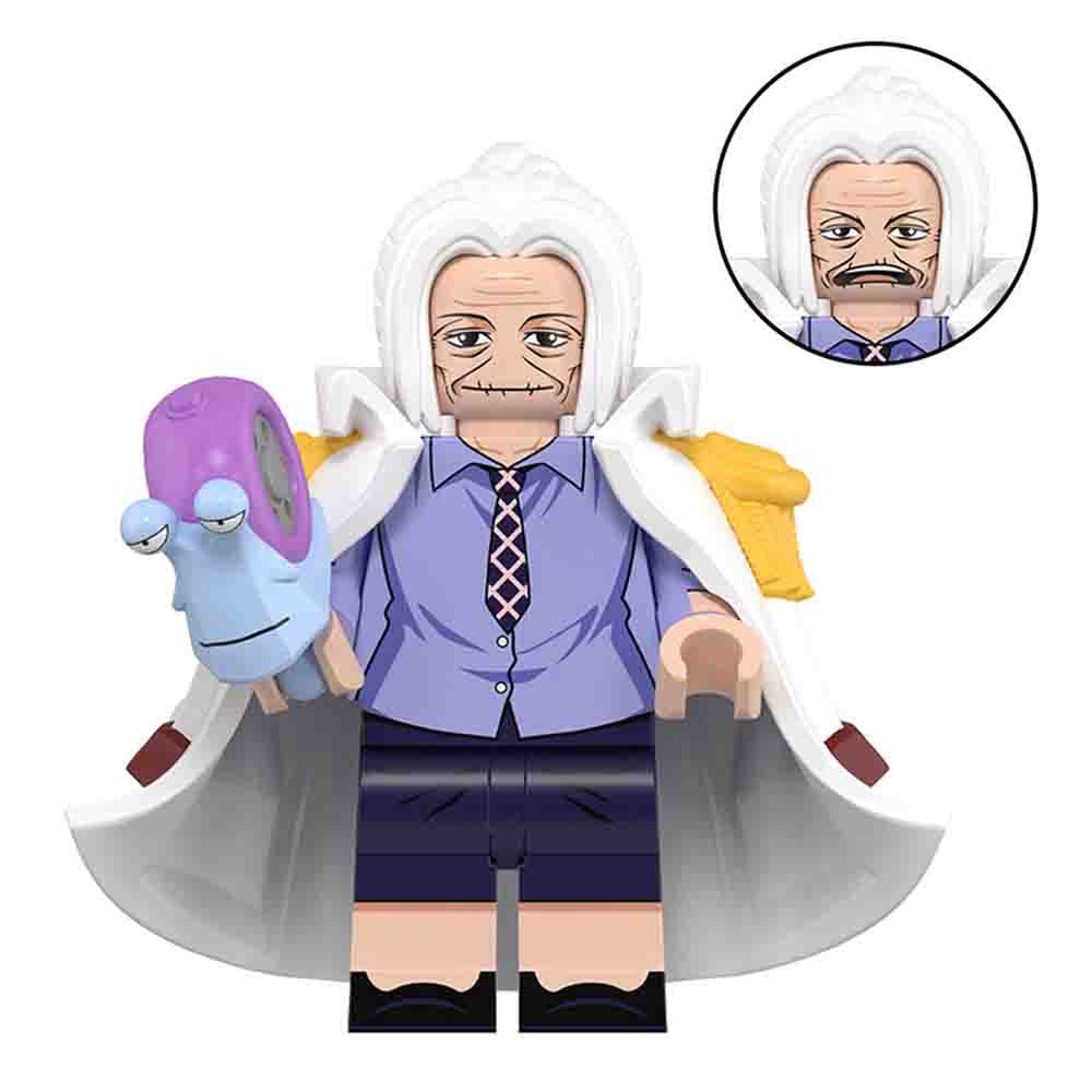 Tsuru ONE PIECE Anime Minifigure Toys