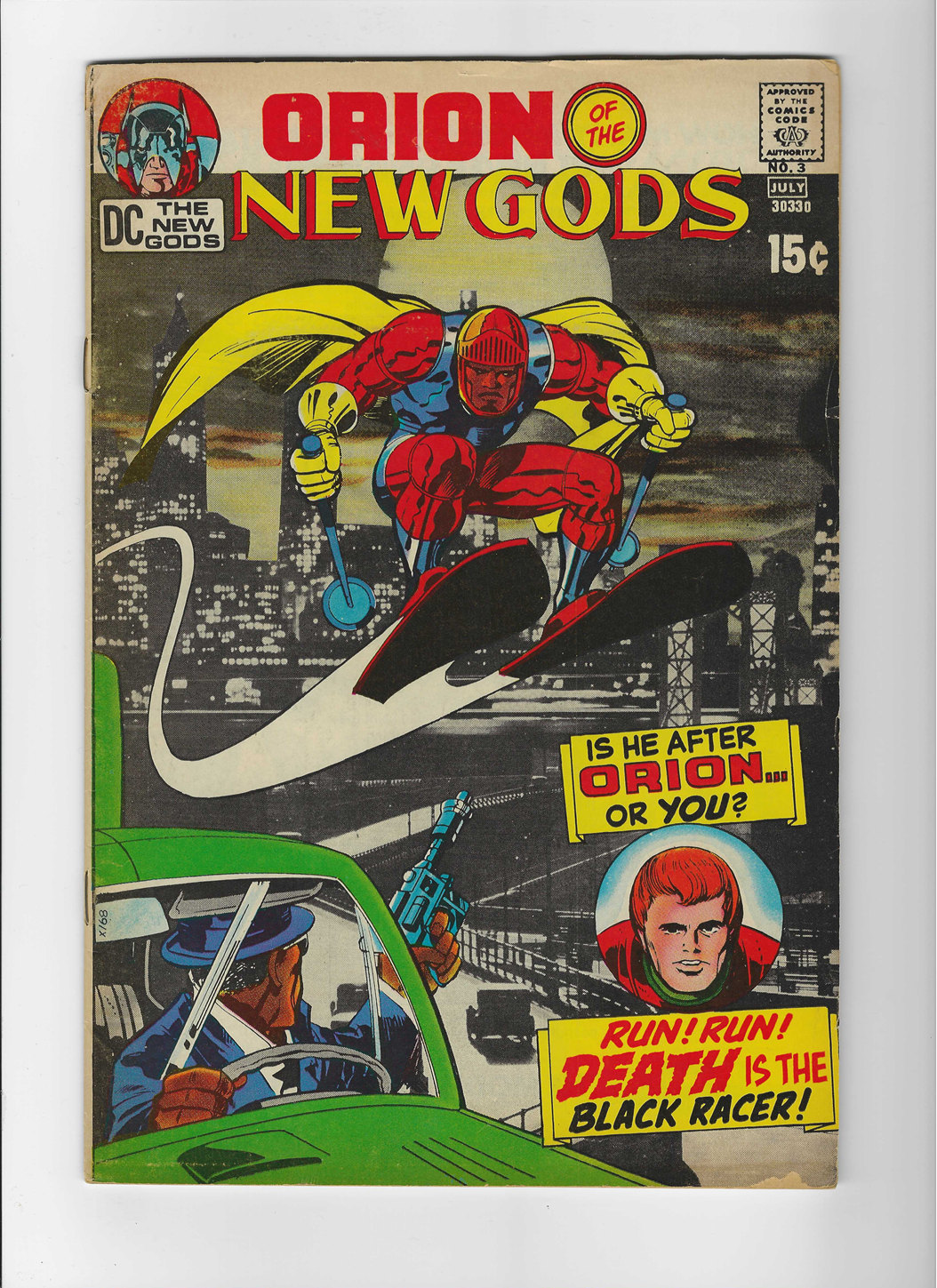 New Gods, Vol. 1 #3 1st App Black Racer Jack Kirby