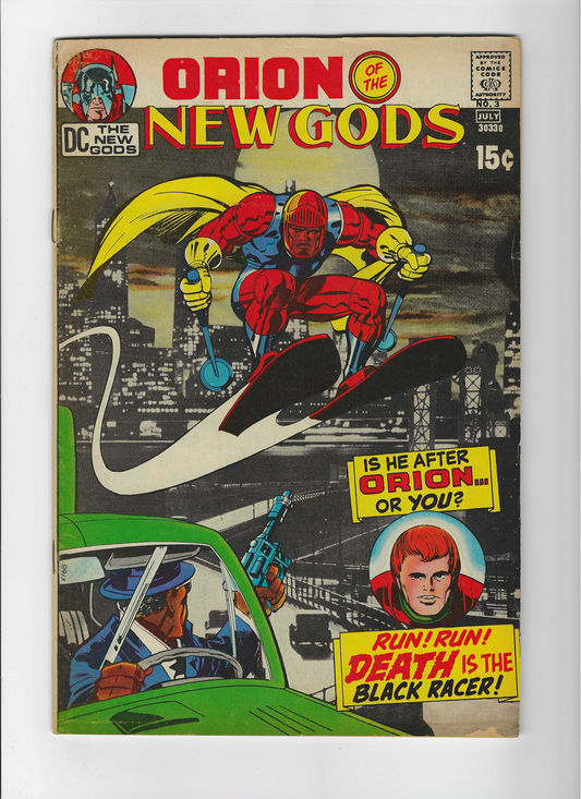 New Gods, Vol. 1 #3 1st App Black Racer Jack Kirby