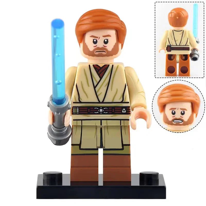 Obi Wan Kenobi Lego Star Wars Minifigures Custom Toys 3