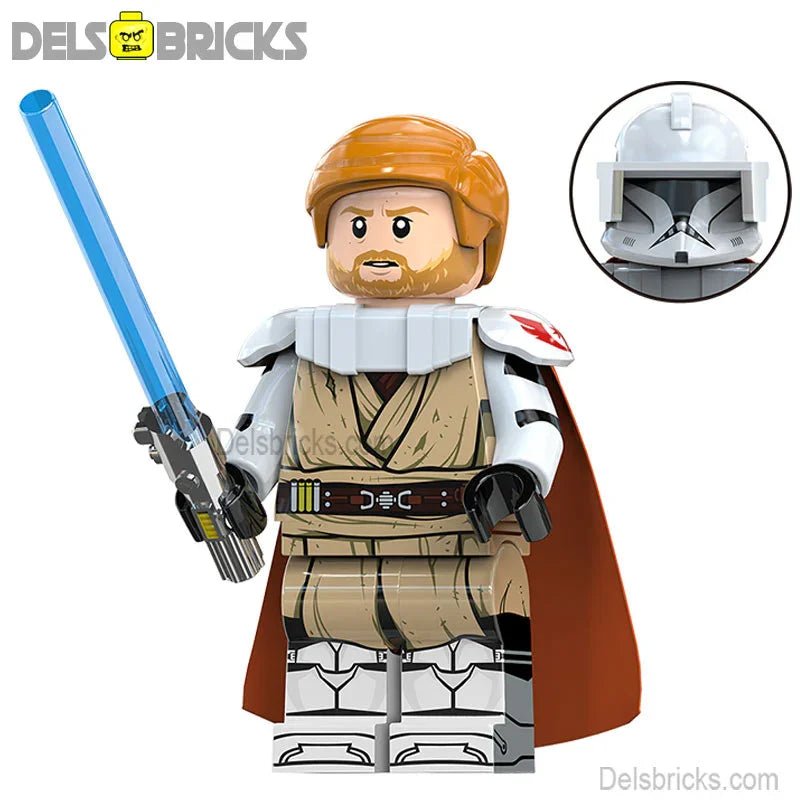 Obi Wan Kenobi Lego Star Wars Minifigures custom Toys New2