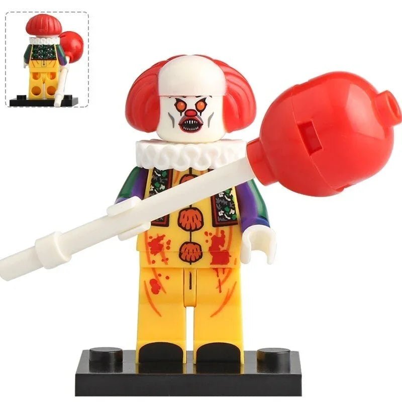 Pennywise Stephen King's IT 1990 Lego Minifigures Custom Horror Toys 1