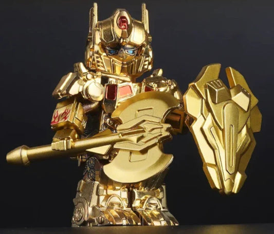 Gold Optimus Prime Custom Minifig