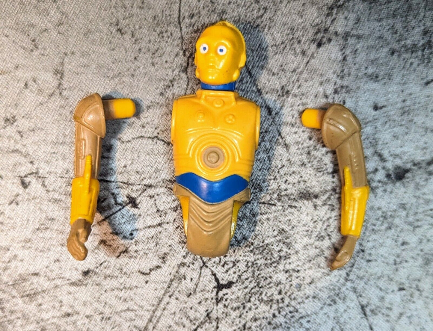 RARE! 1985 Kenner Star Wars Droids Cartoon C-3PO - Legless