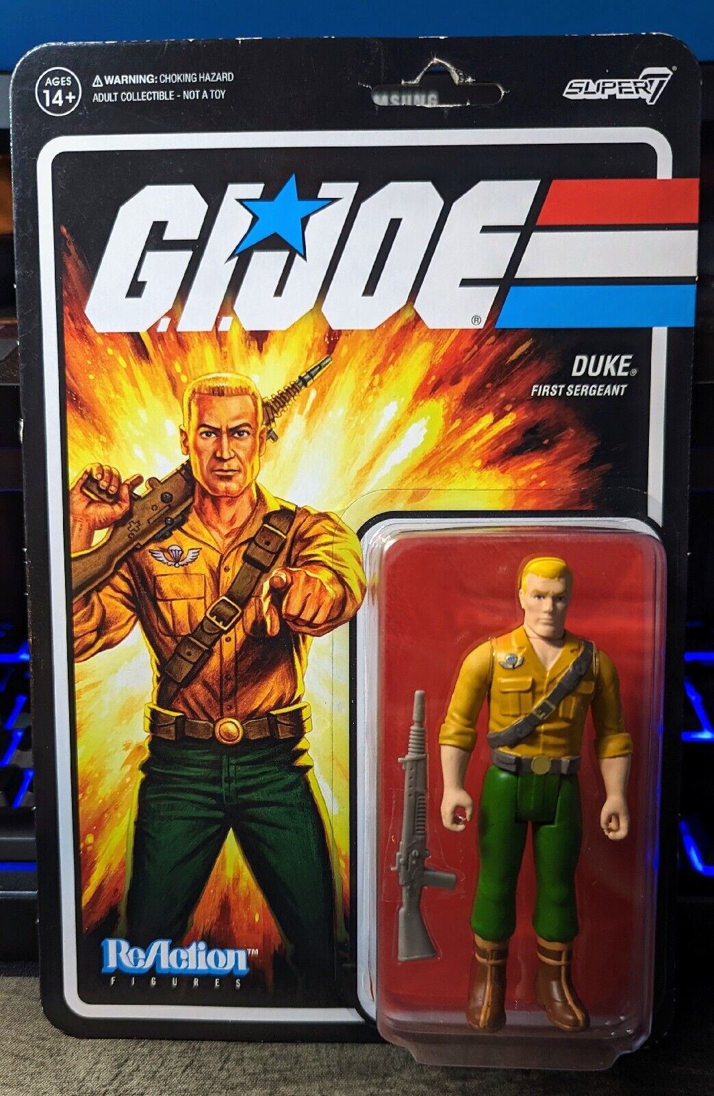 Duke G.I. Joe Super 7 Reaction Action Figure