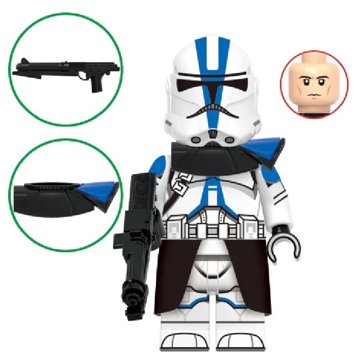 Sergeant Appo 501st Legion Clone trooper Star Wars Lego Minifigures Custom Toys
