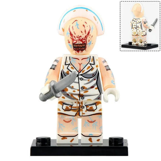 Silent Hill Nurse Lego Minifigures Custom Horror Toys