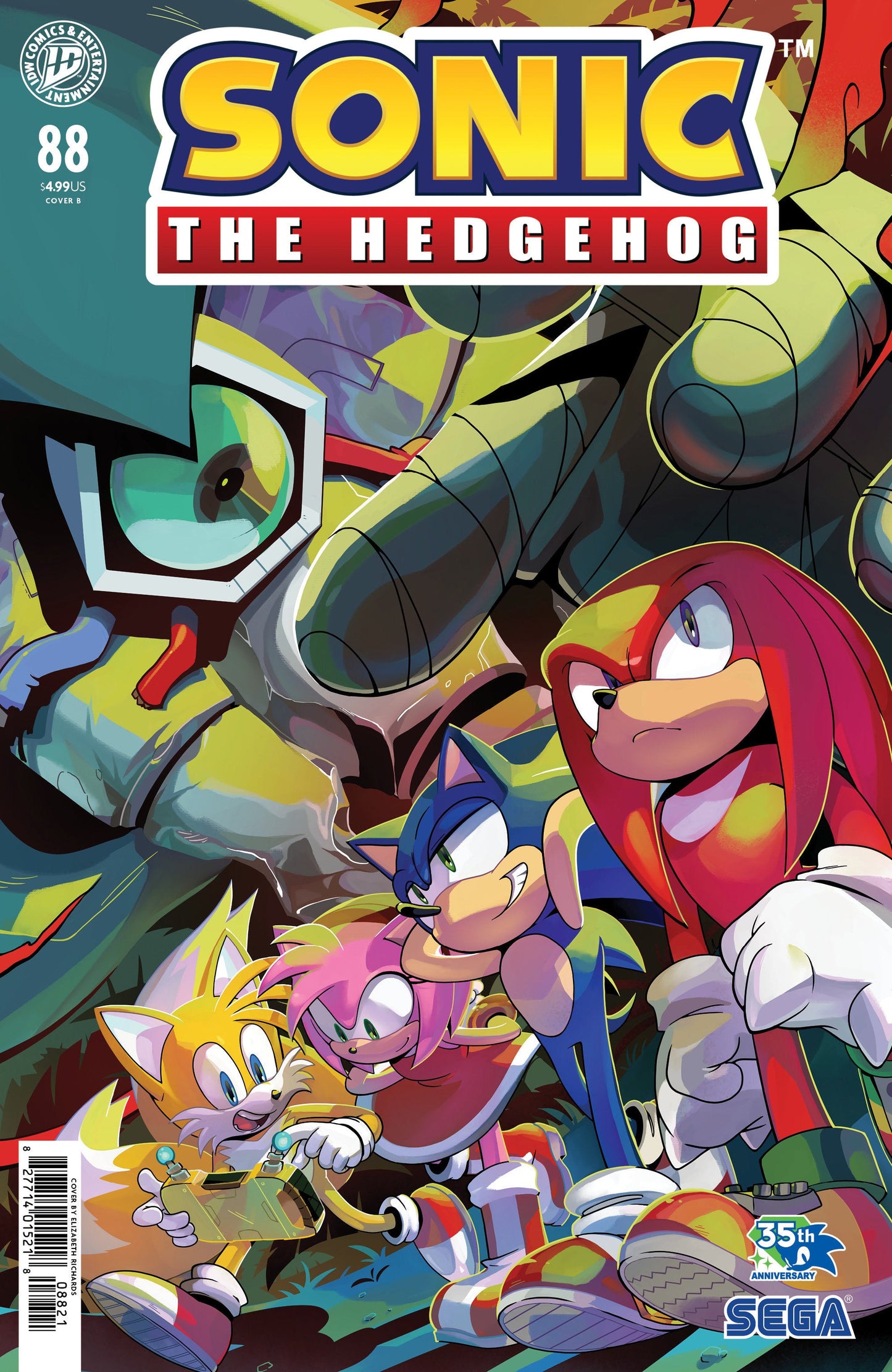 Sonic the Hedgehog #88 Variant B (Richards)