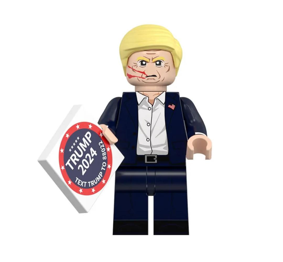 Trump Fight for Freedom Custom Minifig