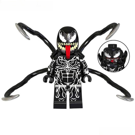 Venom Spider-Man villain Lego Minifigures Custom Toys 3