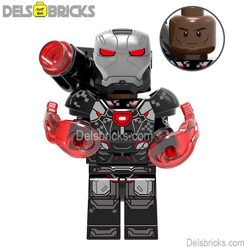 War Machine Black& Red Suit Lego Marvel Custom Minifigures 5