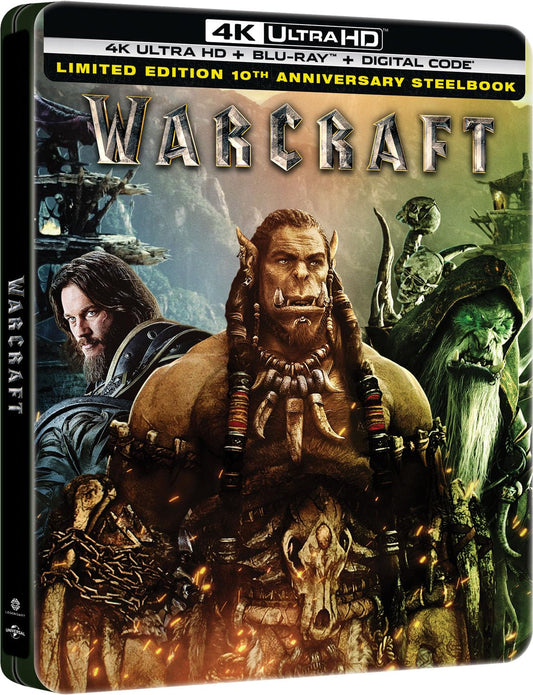Warcraft - 10th Anniversary Limited Edition Steelbook (4K Ultra HD + Blu-ray + Digital)