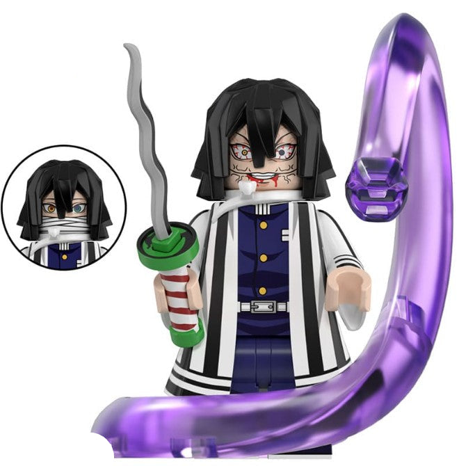 Serpent Pillar Swordsman Custom Minifig