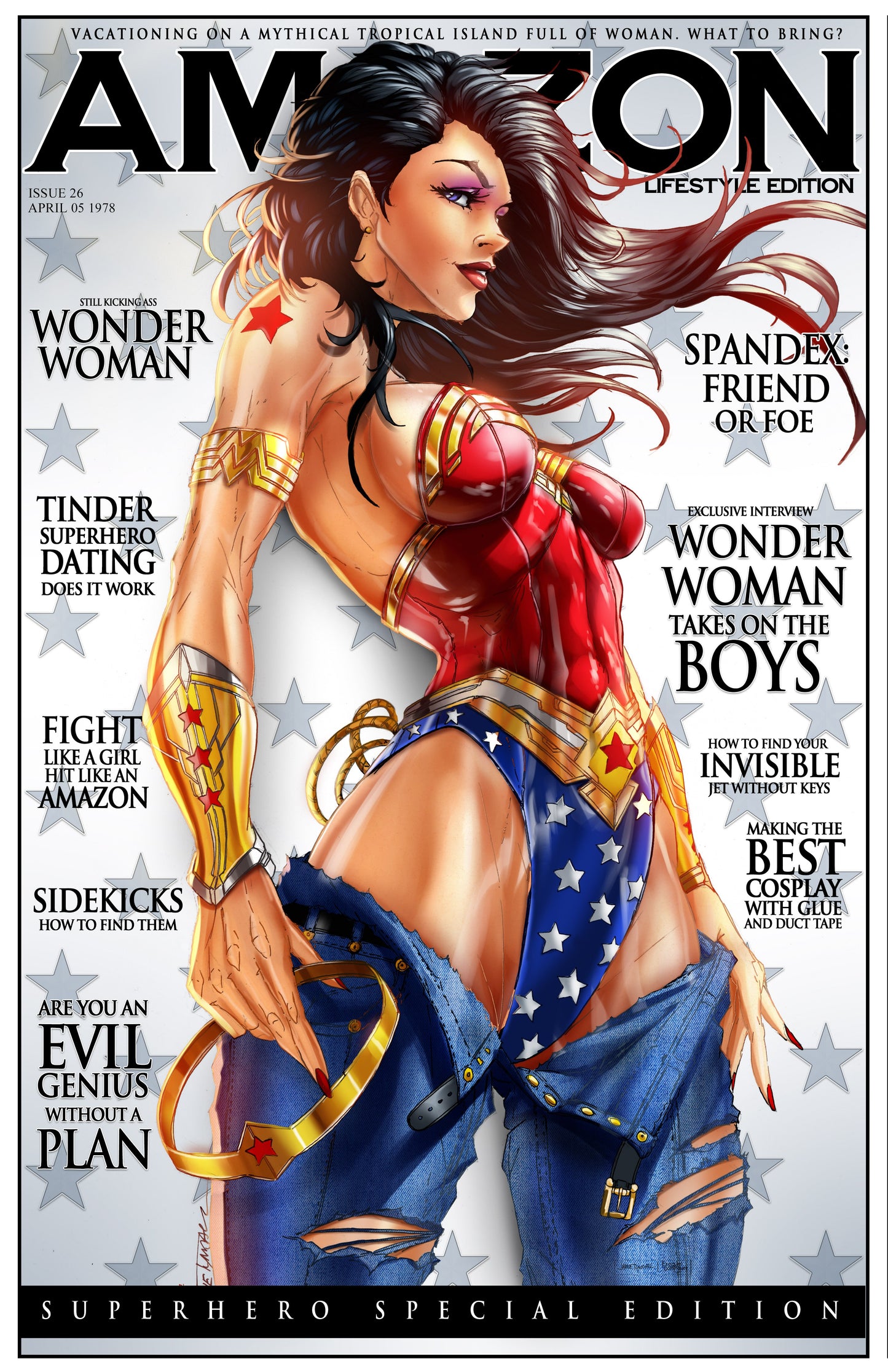 Wonder Woman Amazon Magazine Print