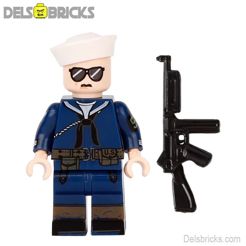 World War 2 American Navy Soldier Custom Lego Star Wars Minifigures Toys 1