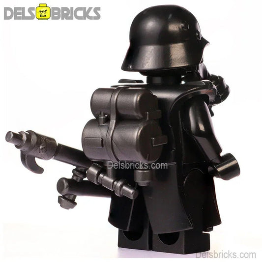 World War 2 Gas Mask Flame trooper Officer Custom Lego Star Wars Minifigures Toys