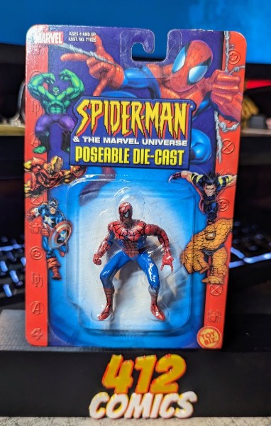 Marvel Spider-Man Die Cast Poseable Toy Biz MOC