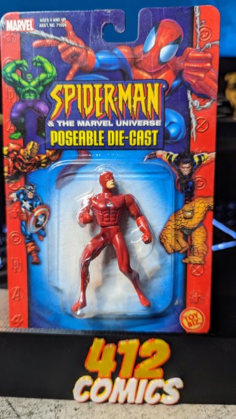 Marvel Spider-Man Die Cast Poseable Toy Biz MOC