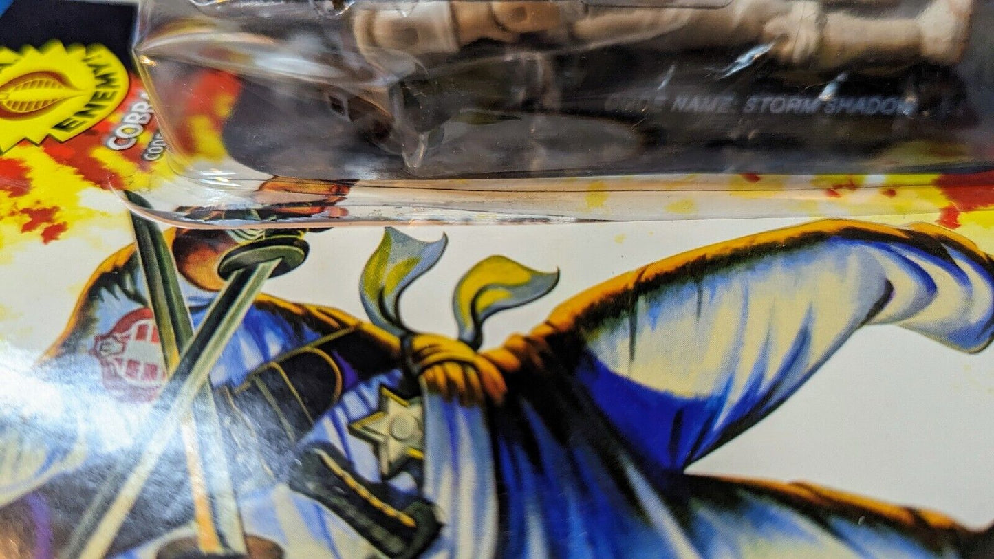 GI Joe 25th Anniversary Storm Shadow - Cobra Ninja - MOC Foil Card