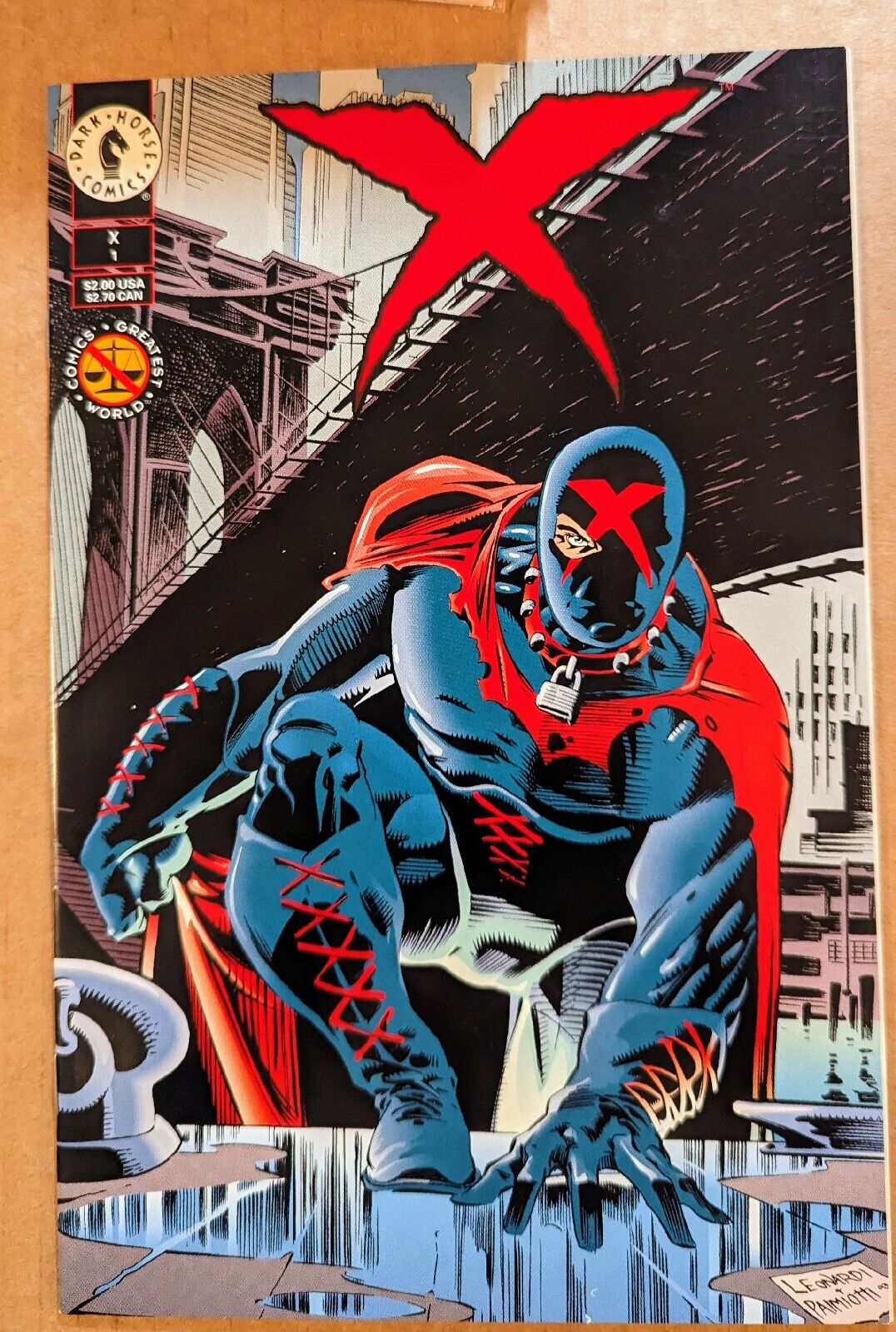X #1 & HERO SPECIAL X #1 HIGHER GRADE 1994 DARK HORSE