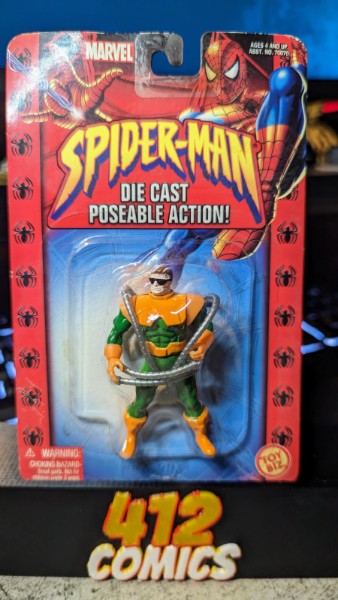 Marvel Spider-Man Die Cast Poseable Toy Biz MOC