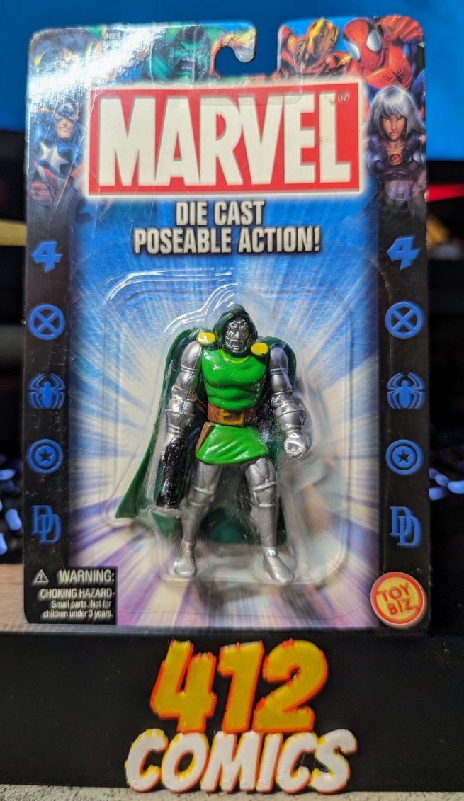 Marvel Die Cast Poseable Toy Biz MOC