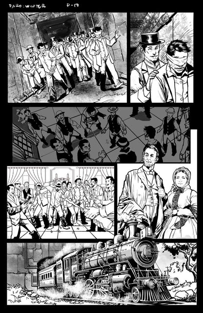 Faro: Winter 1869 – Yakuza Mary Jane Cover | Mature Full-Color Graphic Novel by Jose Varese