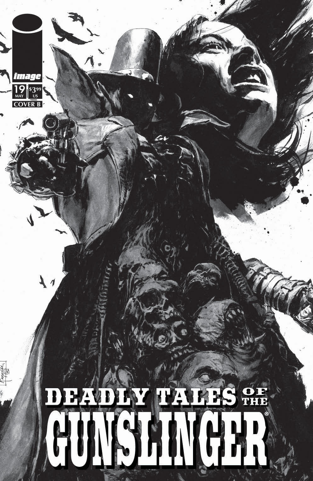 0326IM0294 | Cover B - PATRIC REYNOLDS B&W VAR | Current Lunar verified 2026-10-08