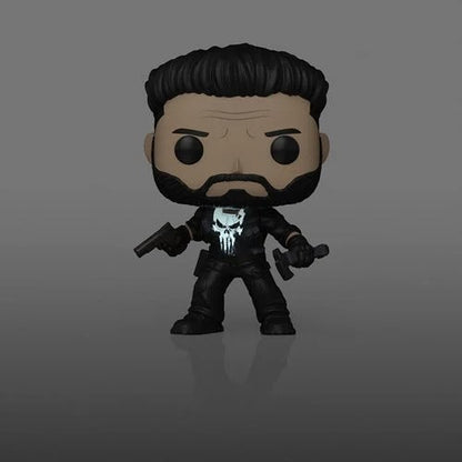 Funko Pop! 1635 - The Punisher: One Last Kill - Punisher Glow-in-the-Dark Vinyl Figure - Entertainment Earth Exclusive