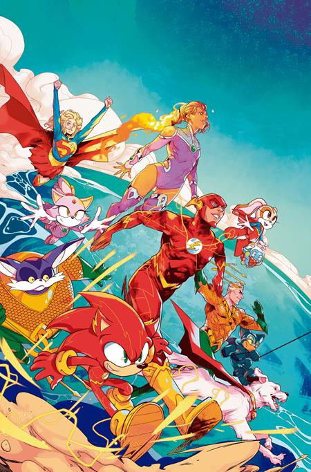 DC X Sonic the Hedgehog Metal Legion #4 (OF 5) Cover A - Pablo M Collar