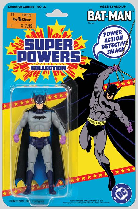 Detective Comics #27 Facsimile Edition Cover B - Jason Geyer & Alex Saviuk First Appearance Batman Super Powers Action Figure Card Stock Variant (2026)