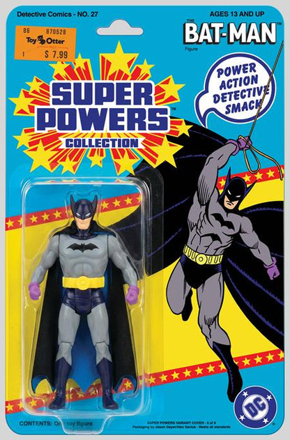 Detective Comics #27 Facsimile Edition Cover B - Jason Geyer & Alex Saviuk First Appearance Batman Super Powers Action Figure Card Stock Variant (2026)
