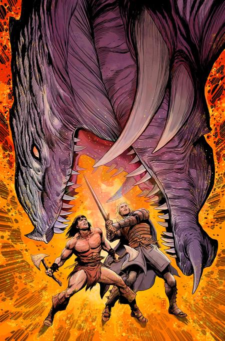 Conan And Dragonero #4 (Of 7) Cover C - Patch Zircher Virgin Cardstock Variant (MR)