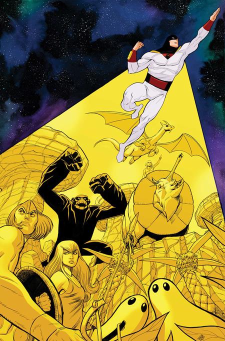 SPACE GHOST VS THE HERCULOIDS #1 CVR N INC 1:25 DREW MOSS VIRGIN VAR (PRESALE 9/16/26)