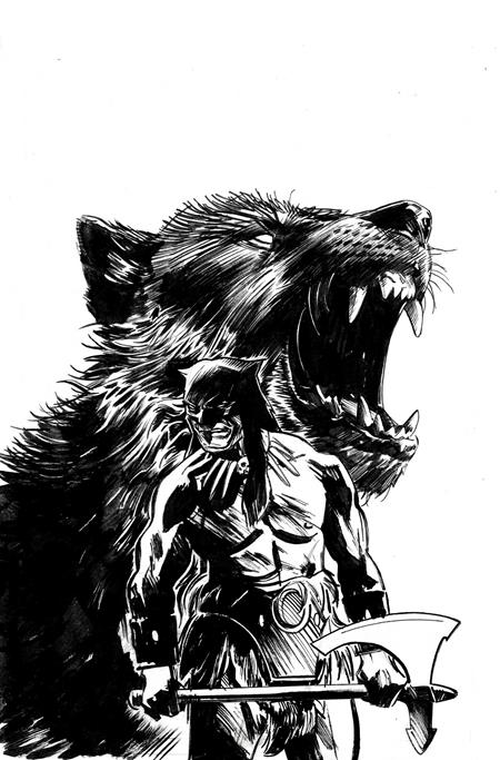 FIRE AND ICE DARKWOLF #3 CVR M INC 1:5 FERNANDO PROIETTI LINE ART VIRGIN VAR (PRESALE 9/9/26)