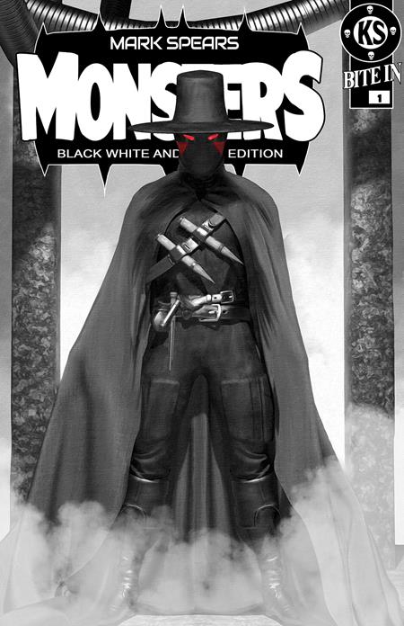 MARK SPEARS MONSTERS #1 7TH PTG B&W DEAD EDITION CVR D MARK SPEARS ABSOLUTE BATMAN #1 HOMAGE VARIANT