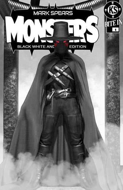 MARK SPEARS MONSTERS #1 7TH PTG B&W DEAD EDITION CVR D MARK SPEARS ABSOLUTE BATMAN #1 HOMAGE VARIANT