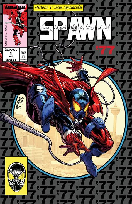 Spawn 77 #1 (OF 3) 1:25 Todd McFarlane Retro Logo Variant (PRESALE 9/9/2026)