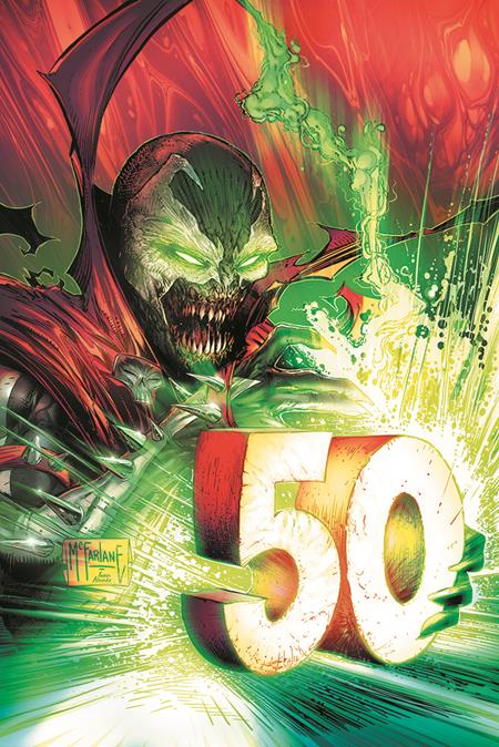 KING SPAWN #50 CVR E INC 1:100 TODD MCFARLANE VIRGIN (PRESALE 10/22/25)