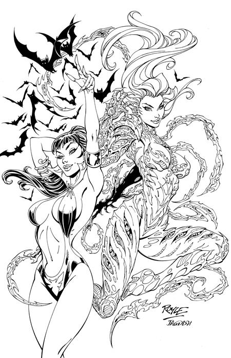 VAMPIRELLA X WITCHBLADE SPECIAL #1 (ONE SHOT) CVR R ROYLE 1:10 (PRESALE 9/30/26)