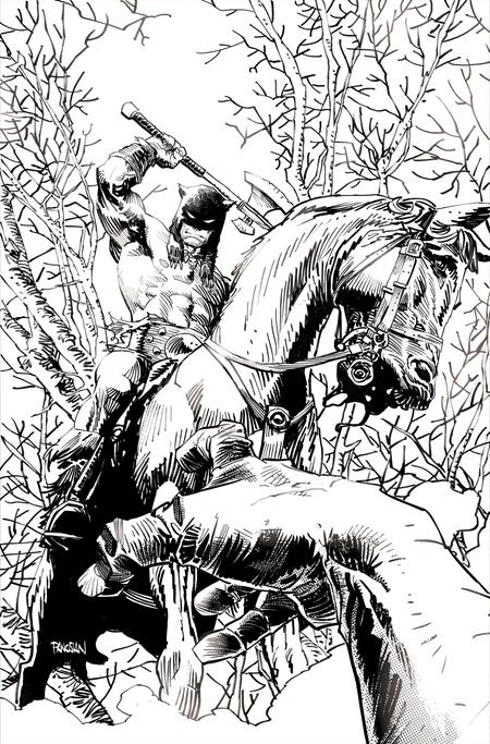 FIRE AND ICE DARKWOLF #4 CVR O PANOSIAN LINE ART VIRGIN 1:10 (PRESALE 10/14/26)