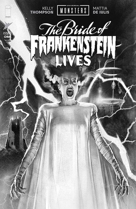 UNIVERSAL CVR E JOSHUA MIDDLETON B&W CLASSIC HORROR 1:25 (PRESALE 10/28/26)