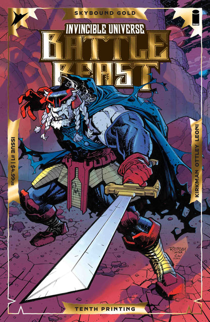 Invincible Universe Battle Beast #1 10Th PTG 10th Ptg Cover A Ryan Ottley & Annalisa Leoni Emboss & Gold Foil LOLA_IMG_363_f65d67978cbc651ae3774a623dc570b4fda0ec228f951db22af318424c077031