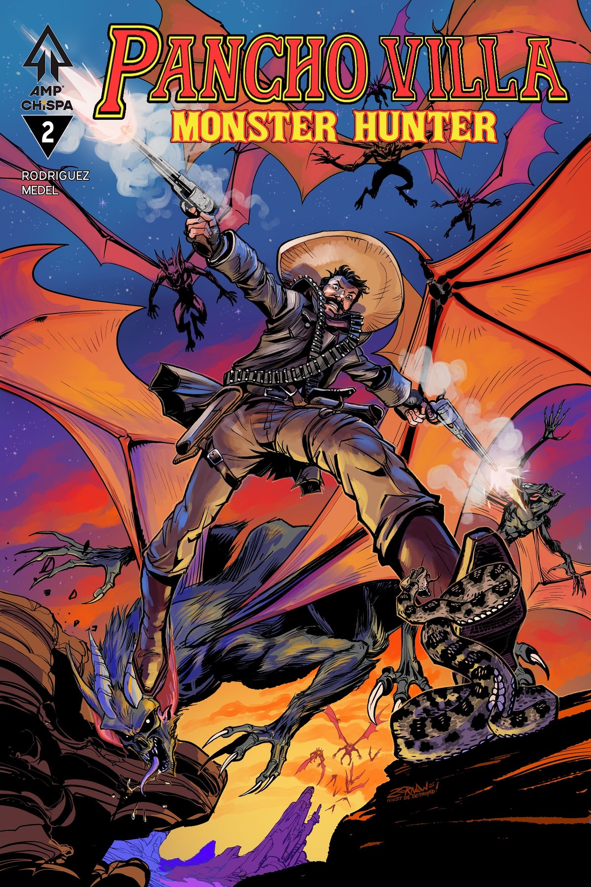Pancho Villa Monster Hunter #2 (OF 3) Cover A - JEFF ZORNOW LOLA_IMG_363_9db234e5e3ae54063889e63ff42de73ec4c8d1f3eea8af856564e0152ec2189b