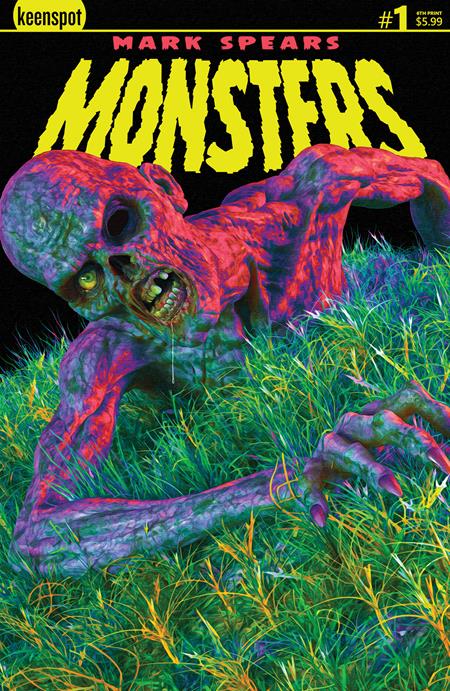 MARK SPEARS MONSTERS #1 6TH Print Cvr B Zombie Metal (PRESALE 11/19/25)