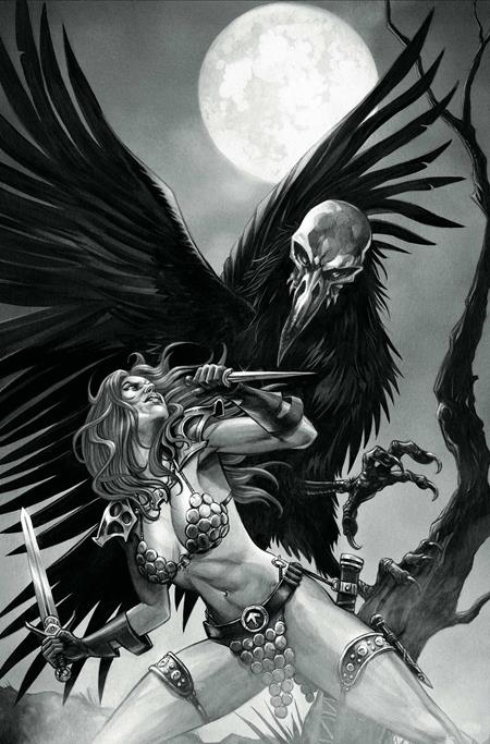 RED SONJA SHE DEVIL WITH A SWORD #7 CVR N B&W VIRGIN 1:7 (PRESALE 11/11/26)