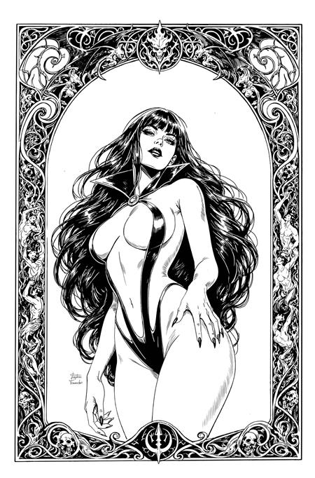 VAMPIRELLA PARADISE #1 CVR R INC 1:5 JOSEPHINE TOMARCHIO LINE ART VIRGIN VAR